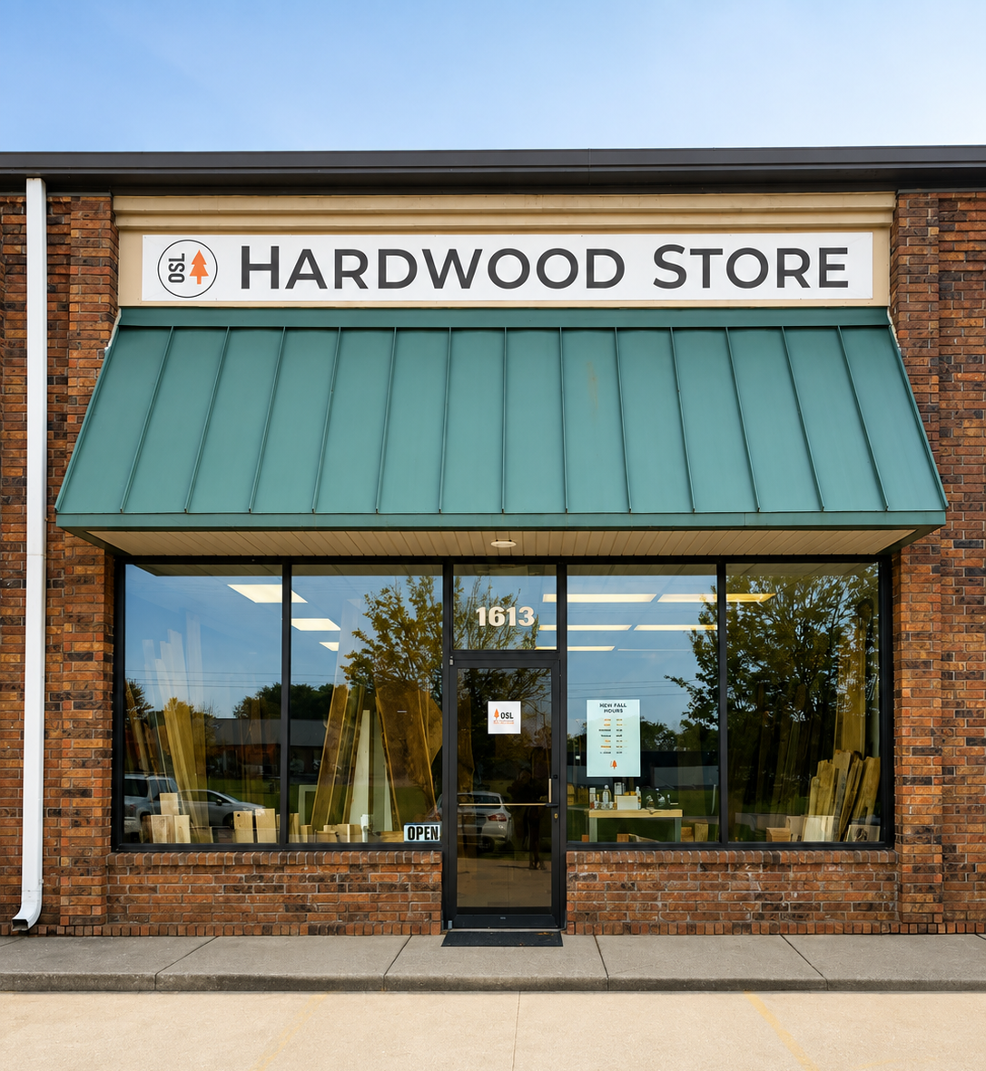 OSL Hardwood Store storefront in Nixa, MO
